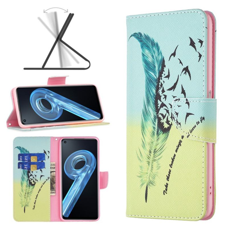 Capa Folio Para Realme 9i Aprender A Voar