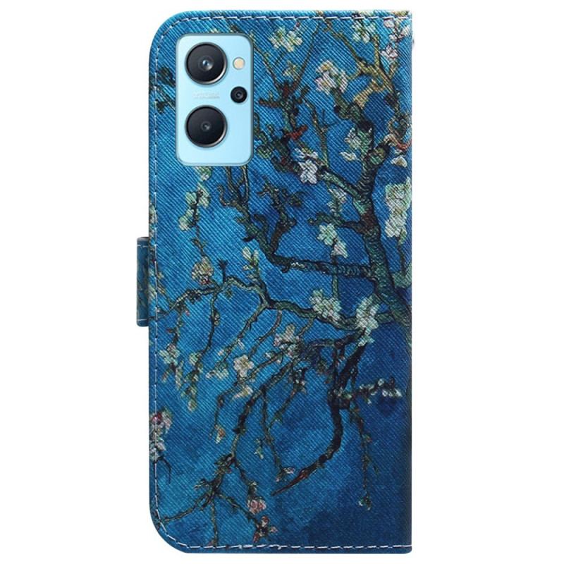Capa Folio Para Realme 9i Ramos Floridos