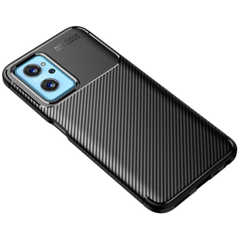 Capa Para Realme 9i Mangueira De Fibra De Carbono
