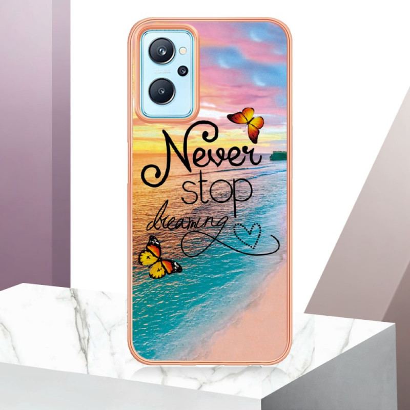 Capa Para Realme 9i Nunca Pare De Sonhar Com Borboletas