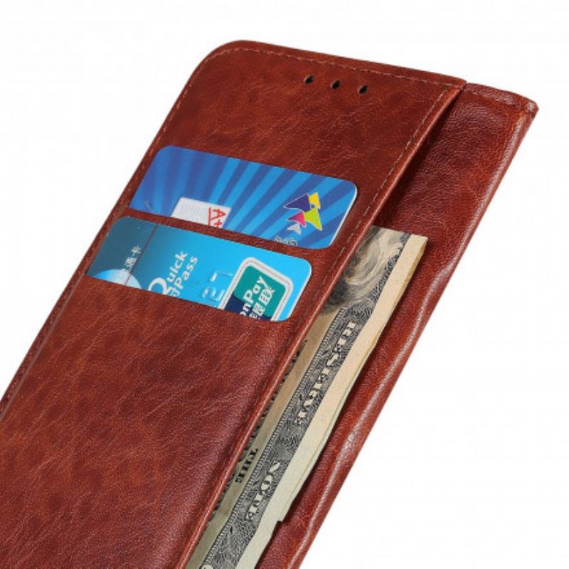 Capa De Celular Para Sony Xperia 1 III Flip Couro Dividido Texturizado