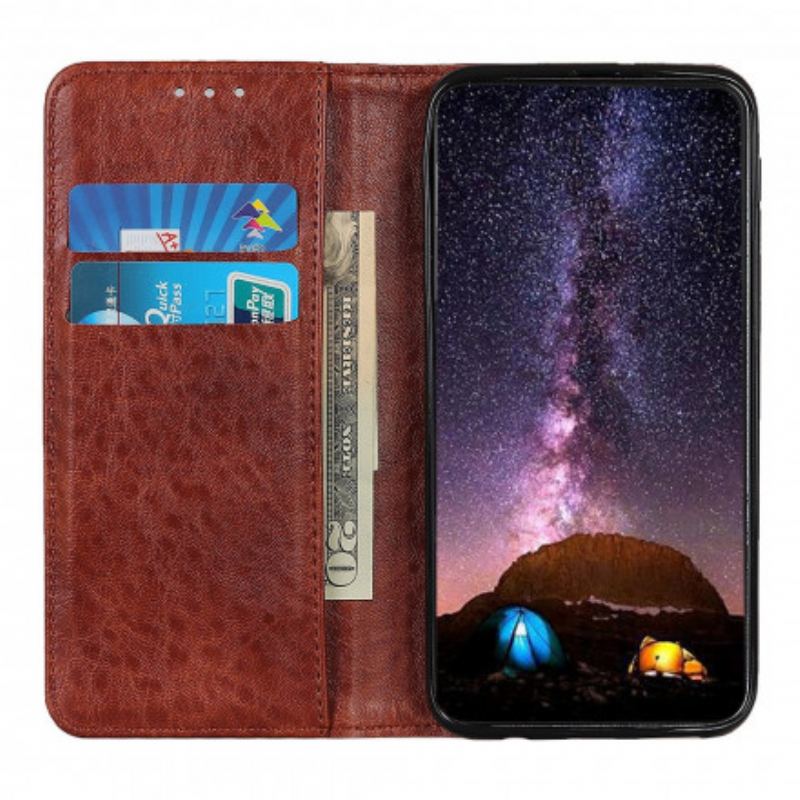 Capa De Celular Para Sony Xperia 1 III Flip Couro Dividido Texturizado