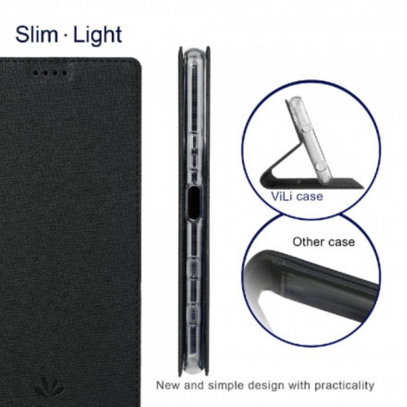 Capa De Celular Para Sony Xperia 1 III Flip Vili Dmx Texturizado