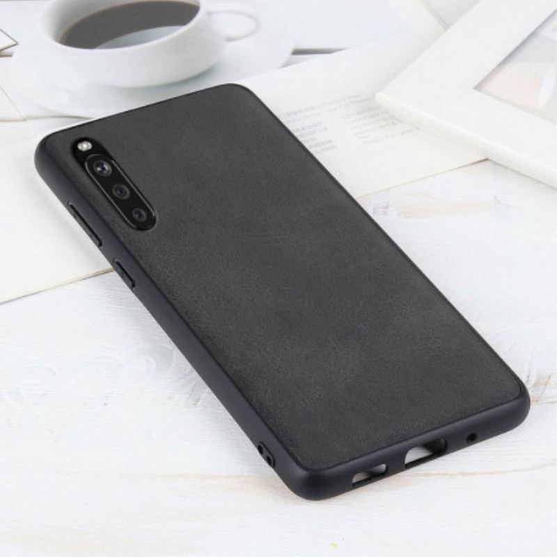 Capa Para Sony Xperia 1 III Efeito Couro