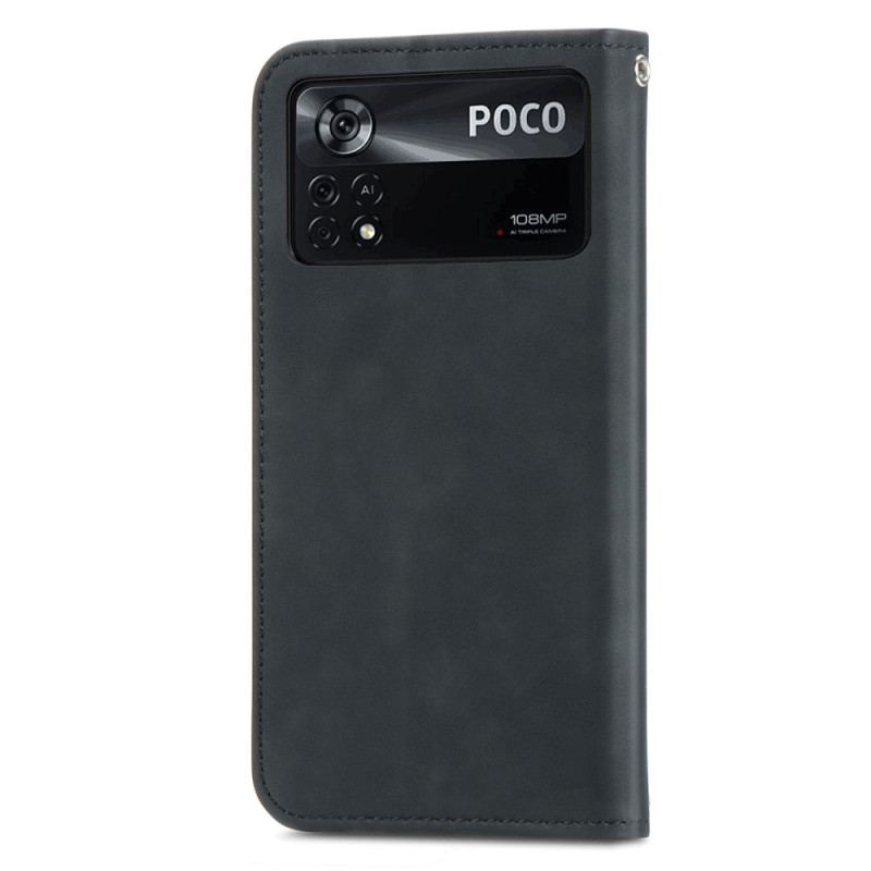 Capa De Celular Para Poco X4 Pro 5G Flip Elegância