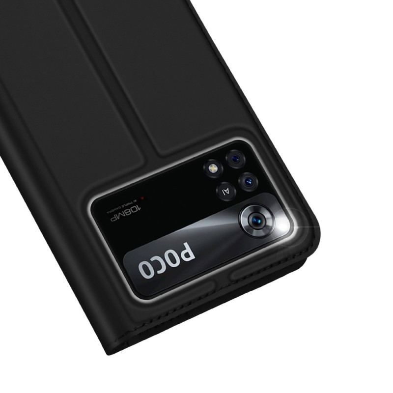 Capa De Celular Para Poco X4 Pro 5G Flip Skin Pro Dux Ducis