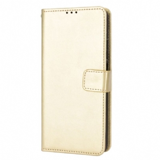 Capa Flip Para Poco X4 Pro 5G Couro Falso Chamativo