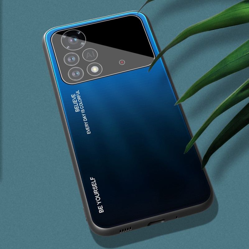 Capa Para Poco X4 Pro 5G Vidro Temperado Seja Você Mesmo