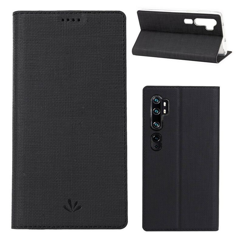 Capa De Celular Para Xiaomi Mi Note 10 / 10 Pro Flip Texturizado
