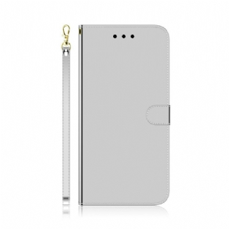 Capa De Couro Para Xiaomi Mi Note 10 / 10 Pro Capa De Espelho De Couro Sintético