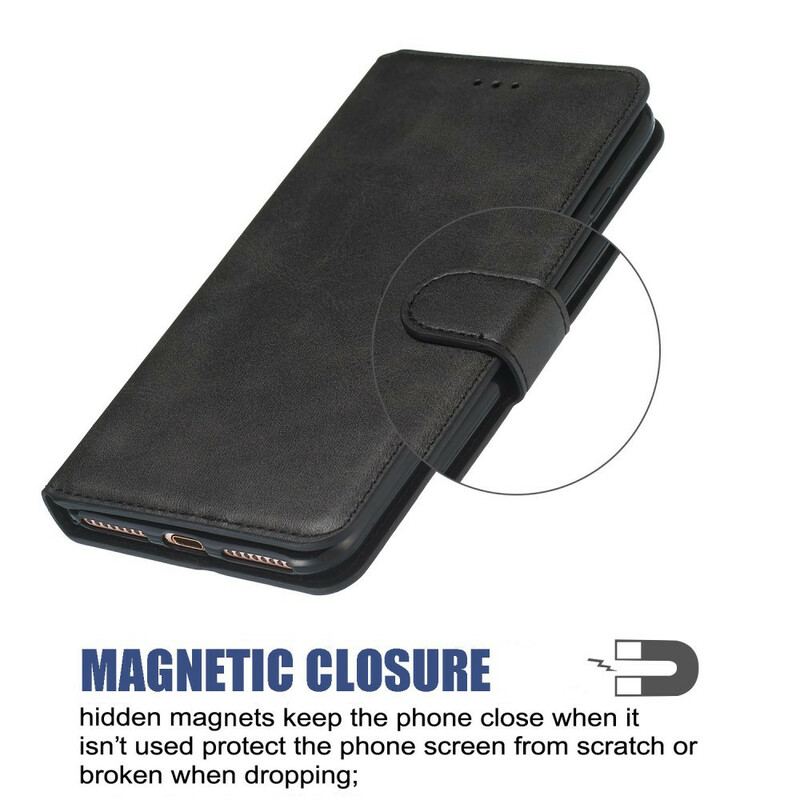 Capa De Couro Para Xiaomi Mi Note 10 / 10 Pro Flip Em Rabat Arrondit