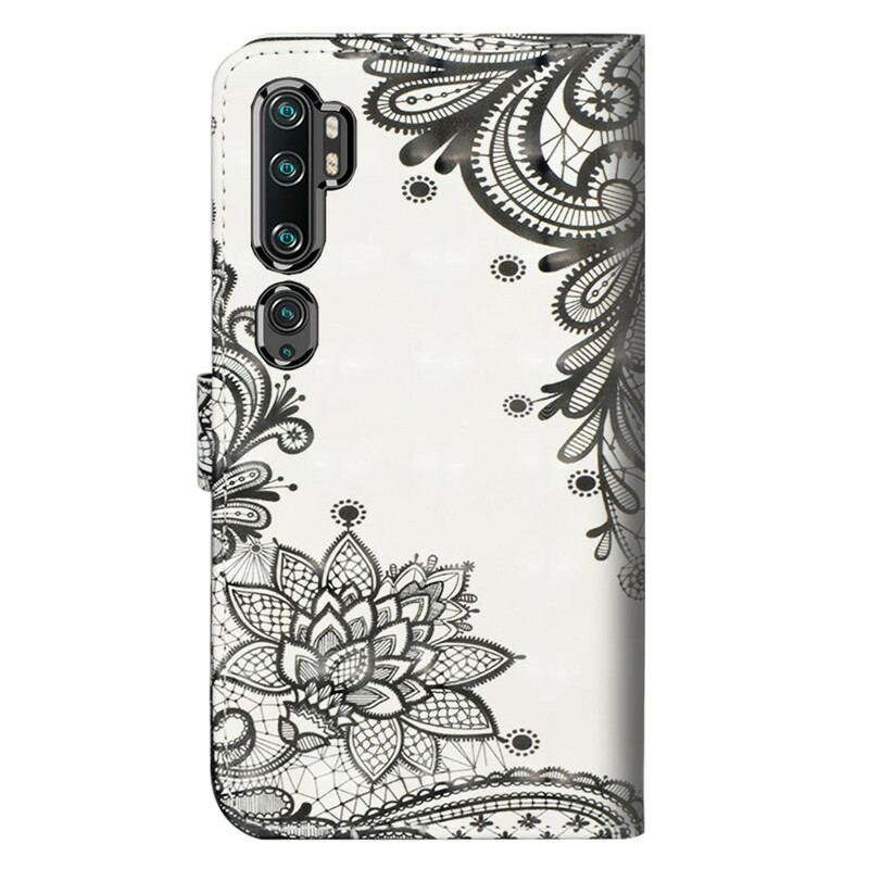 Capa Flip Para Xiaomi Mi Note 10 / 10 Pro Renda Chique
