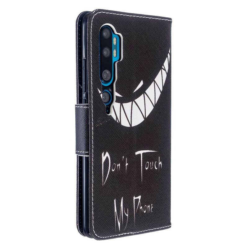 Capa Flip Para Xiaomi Mi Note 10 / 10 Pro Telefone Do Diabo
