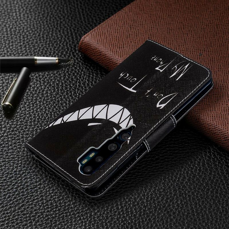 Capa Flip Para Xiaomi Mi Note 10 / 10 Pro Telefone Do Diabo