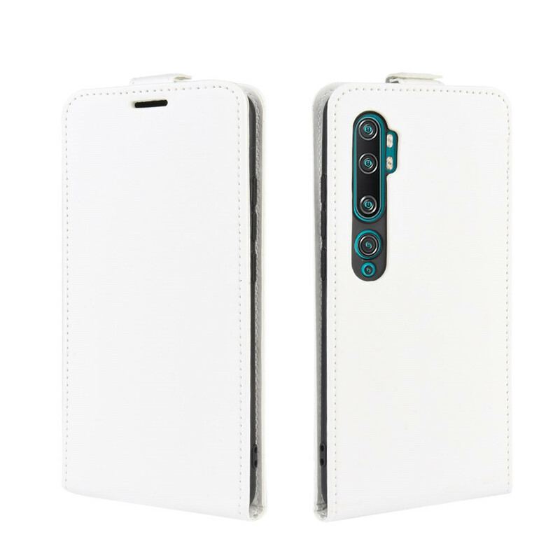 Capa Folio Para Xiaomi Mi Note 10 / 10 Pro Flip Dobrável Retrô