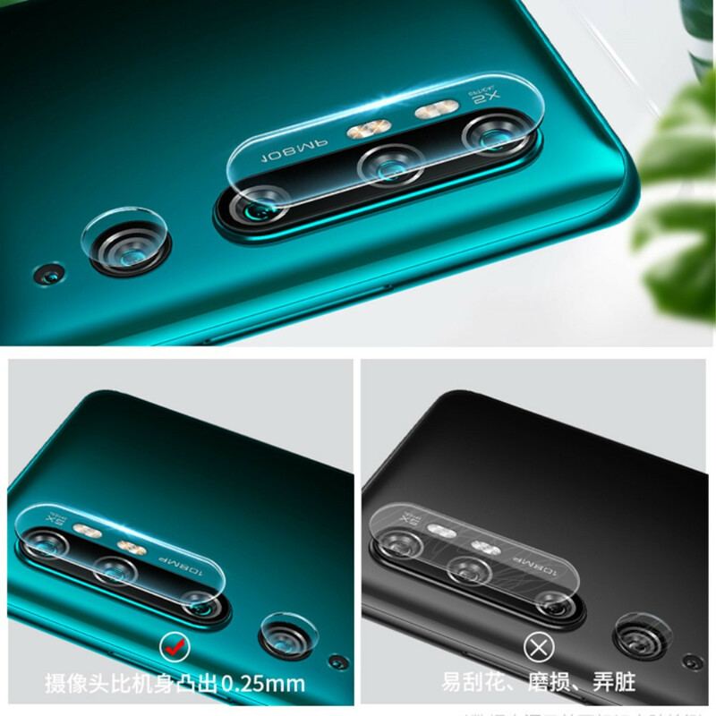 Lente Protetora De Vidro Temperado Para Xiaomi Mi Note 10/10 Pro