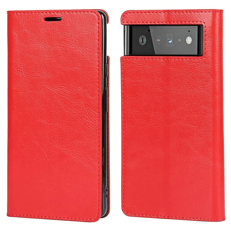Capa De Celular Para Google Pixel 6 Flip Couro Legitimo