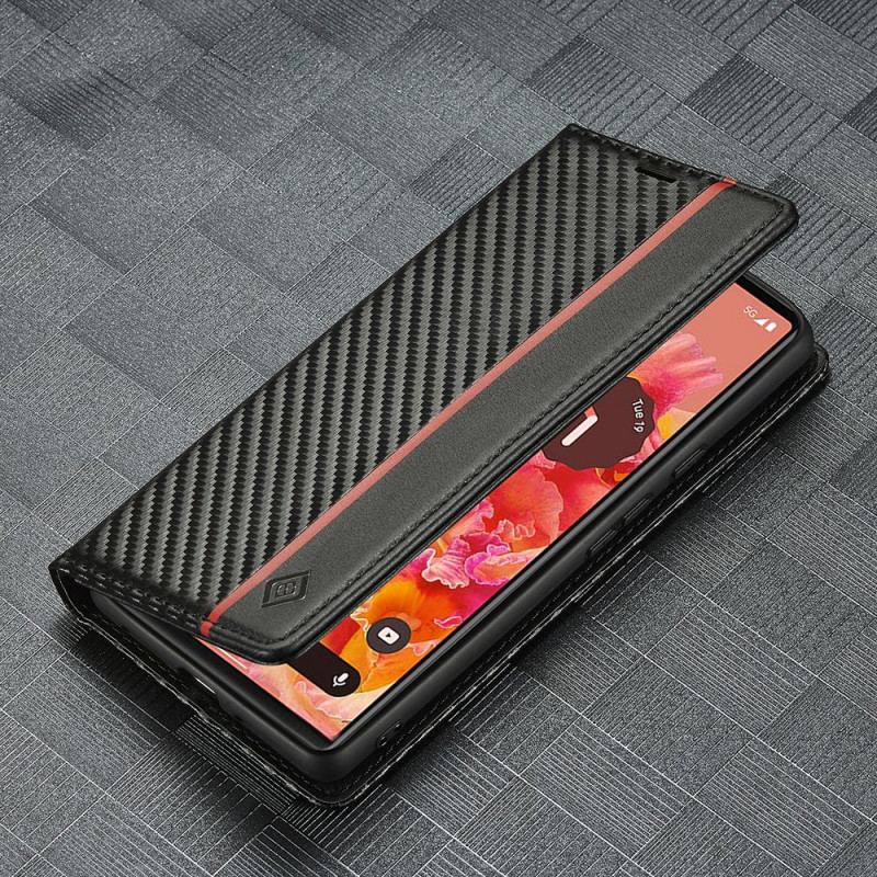 Capa De Celular Para Google Pixel 6 Flip Fibra De Carbono Lc.imeeke