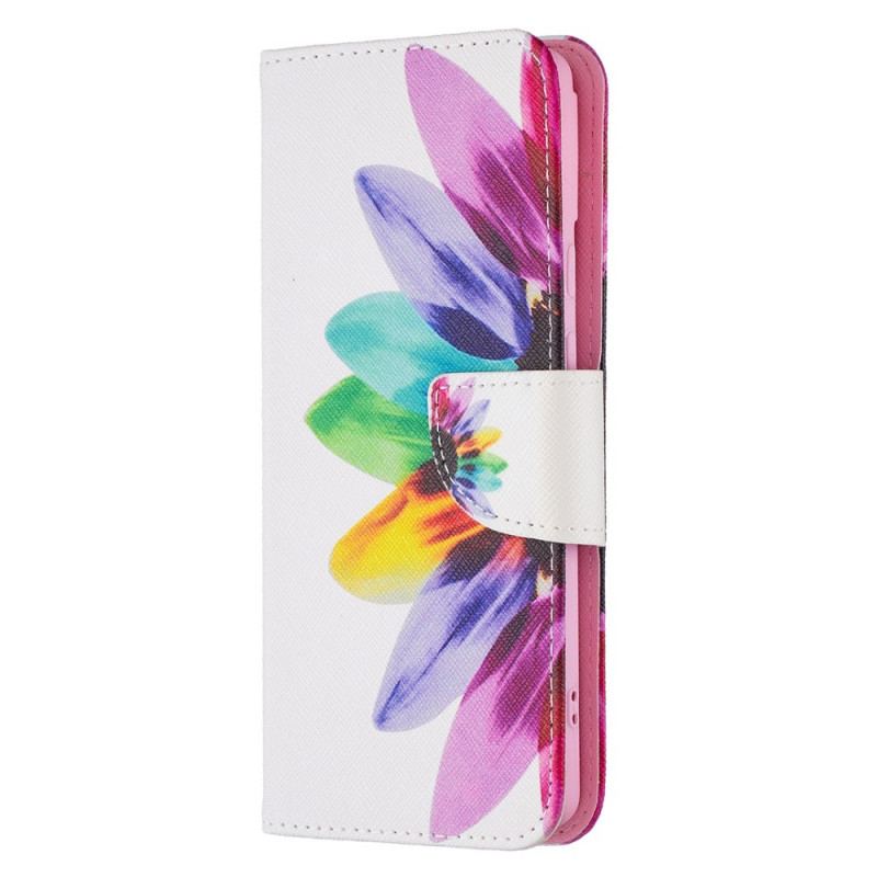 Capa De Celular Para Google Pixel 6 Flip Flor Aquarela