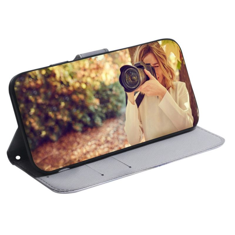 Capa Flip Para Google Pixel 6 Cara De Tigre