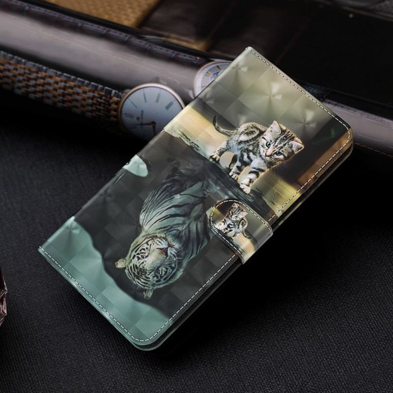 Capa Flip Para Google Pixel 6 Ernesto E A Reflexão