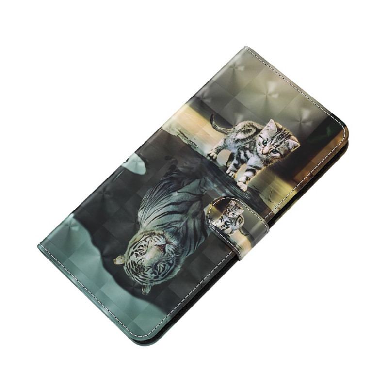 Capa Flip Para Google Pixel 6 Ernesto E A Reflexão