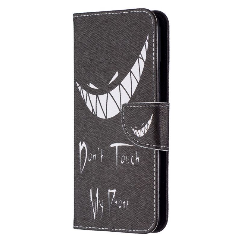 Capa Flip Para Google Pixel 6 Telefone Do Diabo