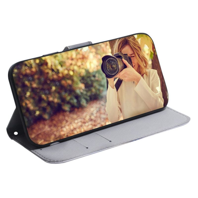Capa Folio Para Google Pixel 6 Pintura De Corujas