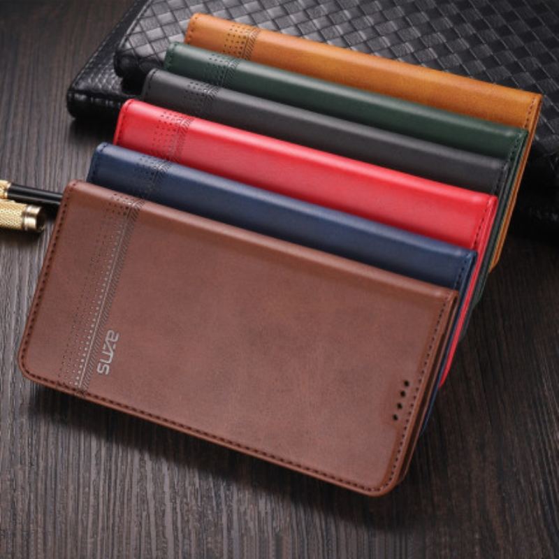 Capa De Celular Para Oppo A15 Flip Estilo De Couro Azns