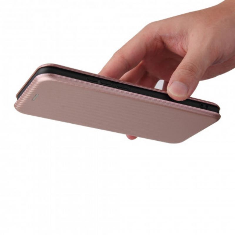 Capa De Celular Para Oppo A15 Flip Silicone De Carbono Colorido