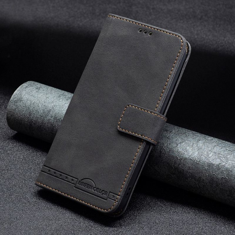 Capa Em Pele Para Oppo A15 Rfid Binfen Cor