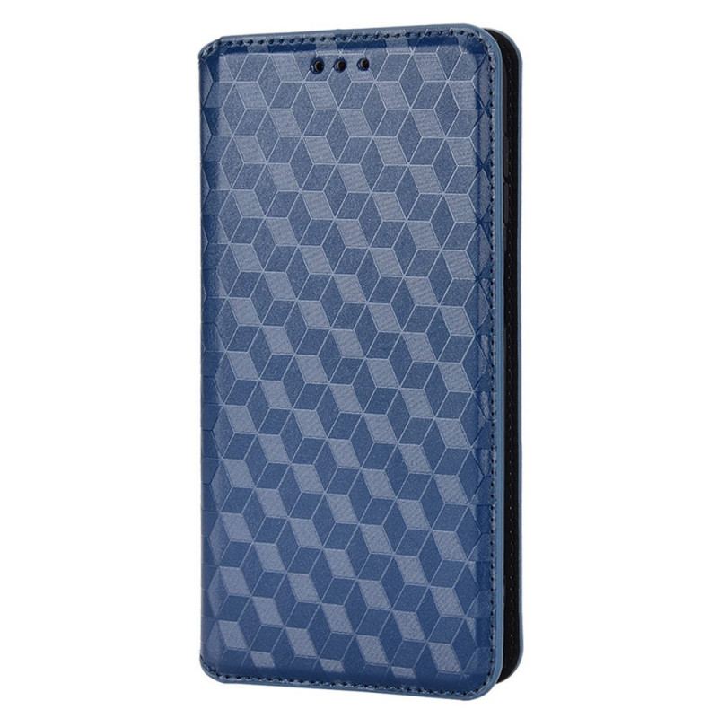 Capa De Celular Para Samsung Galaxy M23 5G Flip Efeito Couro Cubo 3d