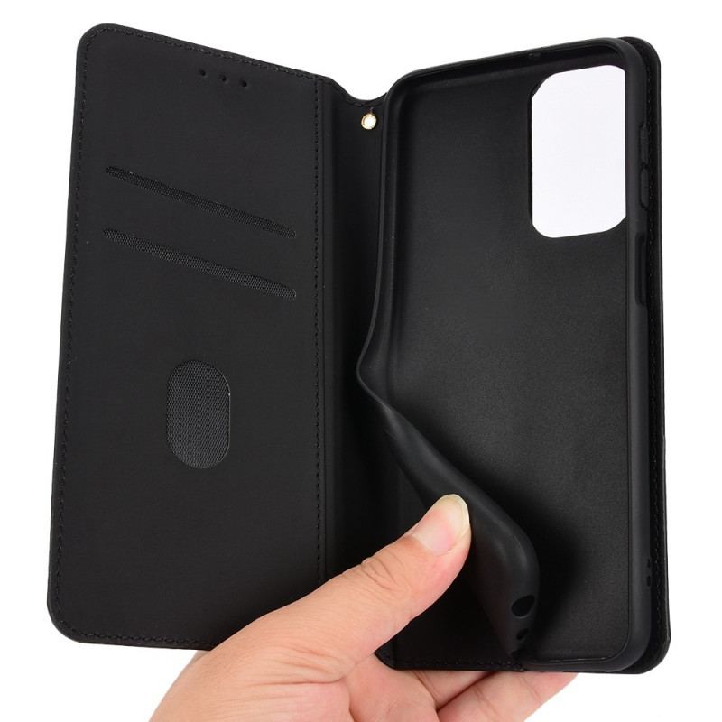 Capa De Celular Para Samsung Galaxy M23 5G Flip Efeito Couro Cubo 3d