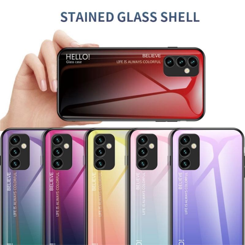 Capa De Celular Para Samsung Galaxy M23 5G Olá Vidro Temperado