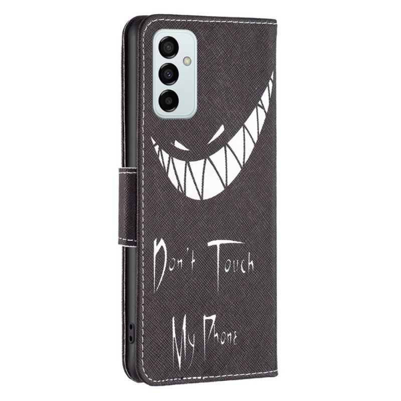 Capa De Couro Para Samsung Galaxy M23 5G Telefone Do Mal