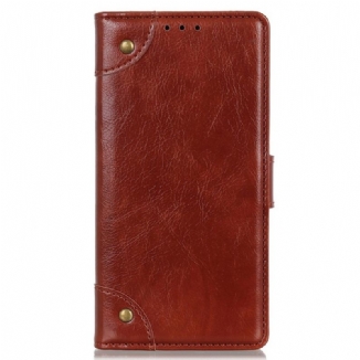 Capa Flip Para Samsung Galaxy M23 5G Couro Napa Vintage