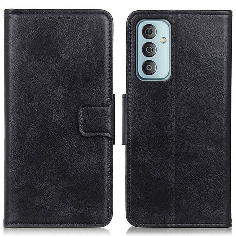 Capa Flip Para Samsung Galaxy M23 5G Fecho Reversível Efeito Couro