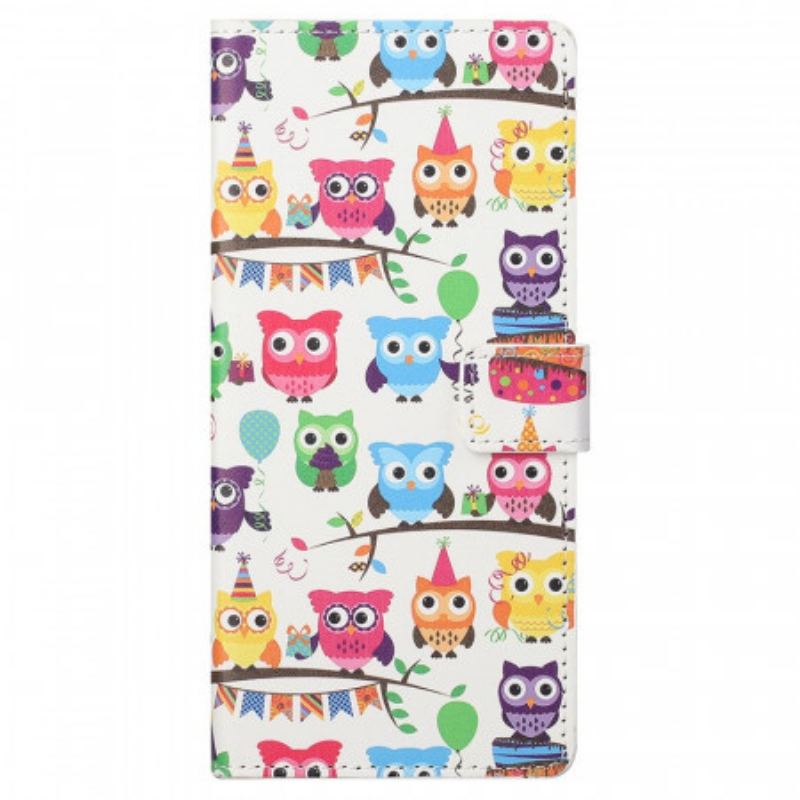 Capa Flip Para Samsung Galaxy M23 5G Tribo Coruja