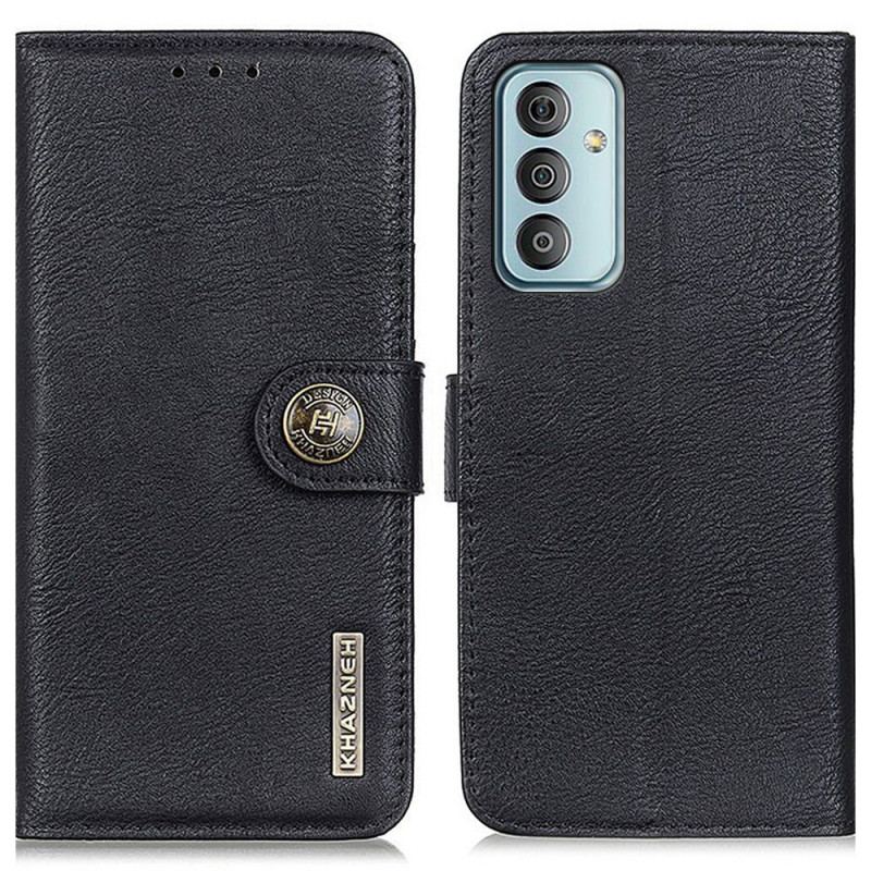 Capa Folio Para Samsung Galaxy M23 5G Estilo De Couro Khazneh