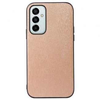 Capa Para Samsung Galaxy M23 5G Couro Sintético Efeito De Madeira