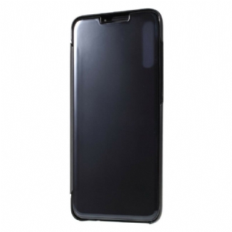 Capa De Celular Para Samsung Galaxy A70 Efeito Espelho E Couro