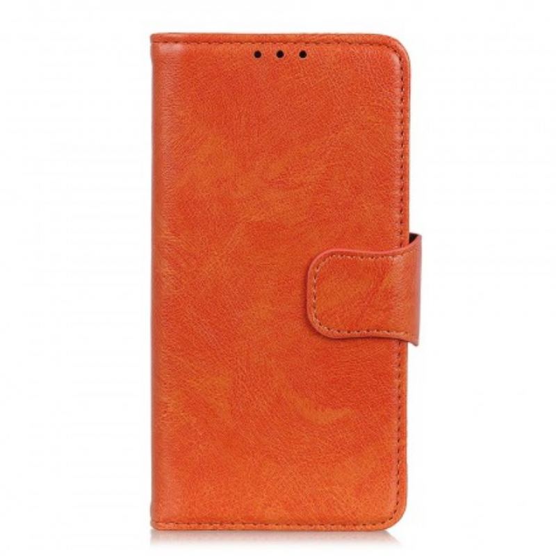 Capa De Couro Para Samsung Galaxy A70 Efeito Couro Brilhante