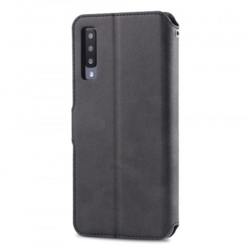 Capa Em Pele Para Samsung Galaxy A70 Azns Retrô