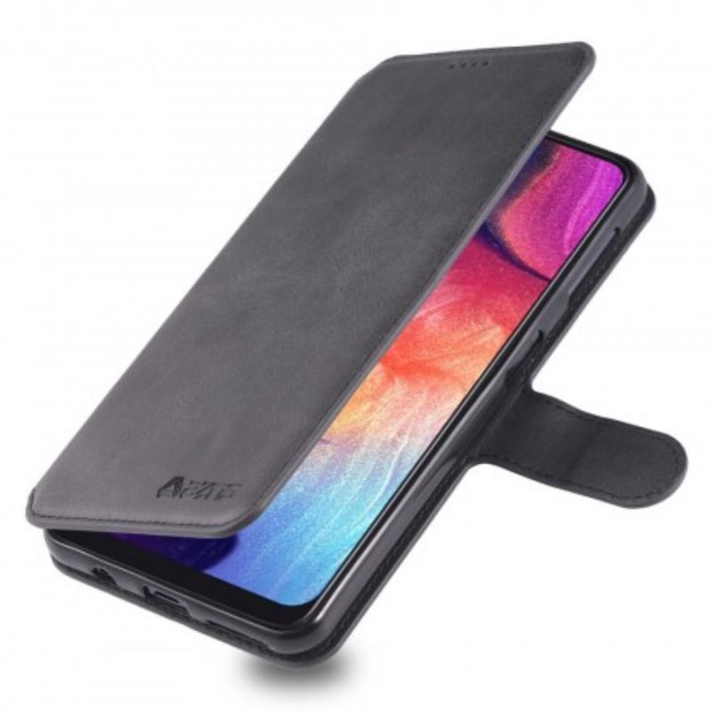 Capa Em Pele Para Samsung Galaxy A70 Azns Retrô