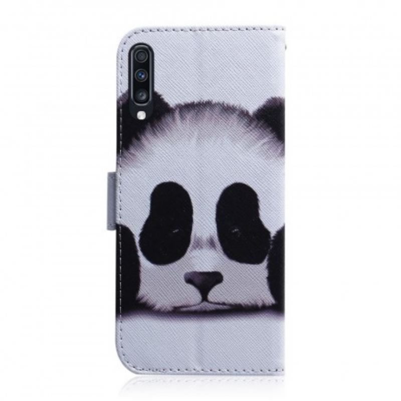 Capa Flip Para Samsung Galaxy A70 Cara De Panda