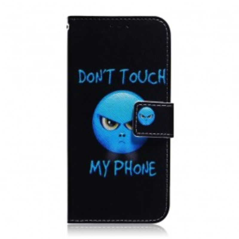Capa Flip Para Samsung Galaxy A70 Emoji Telefone