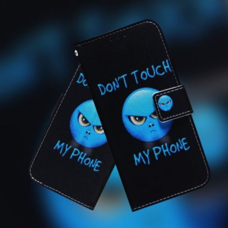 Capa Flip Para Samsung Galaxy A70 Emoji Telefone