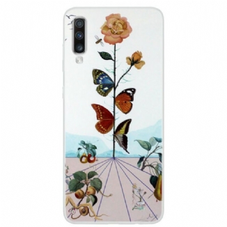 Capa Para Samsung Galaxy A70 Borboletas Da Natureza
