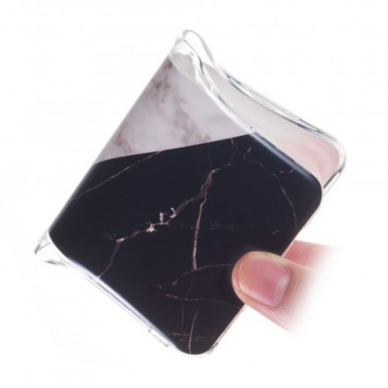 Capa Para Samsung Galaxy A70 Efeito Mármore Geométrico
