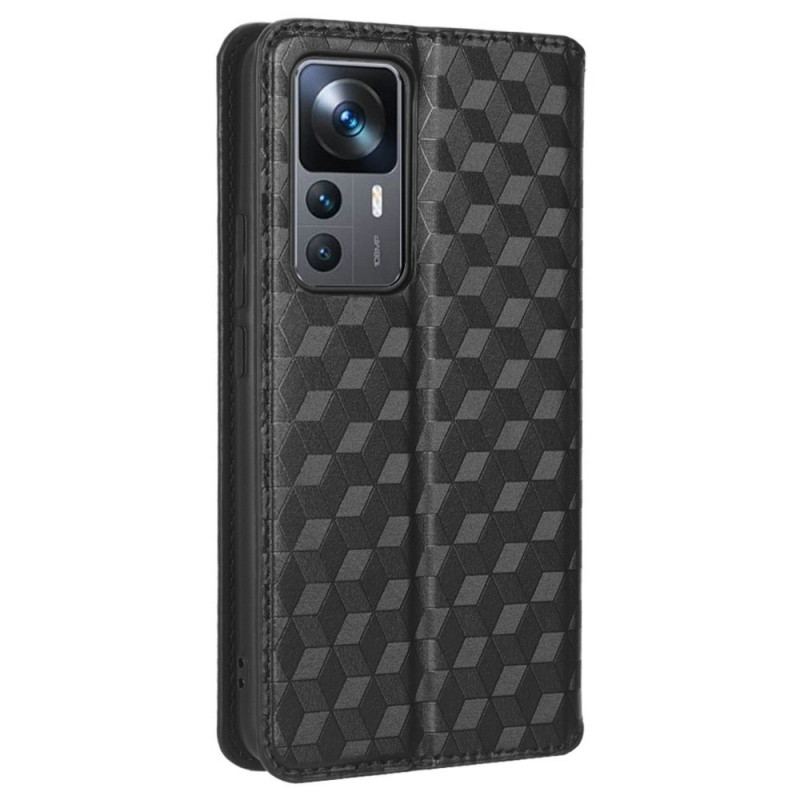 Capa De Celular Para Xiaomi 12T / 12T Pro Flip Padrão 3d